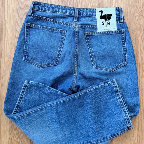 Sandrine Rose x Free People NWOT High-Rise Button-Fly Jeans - Picture 7 of 14